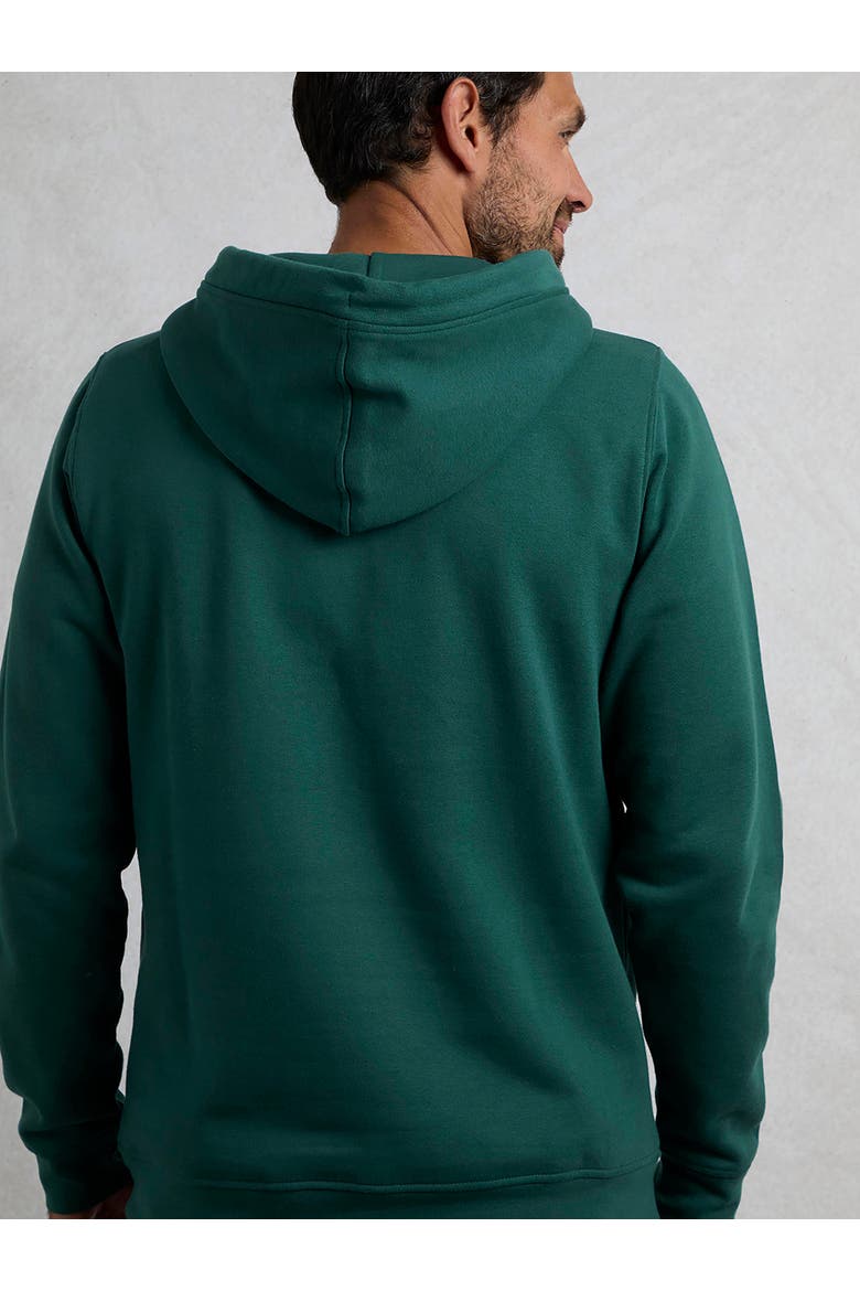 Hugo Branded Popover Hoodie, Alternate, color, Forest Green