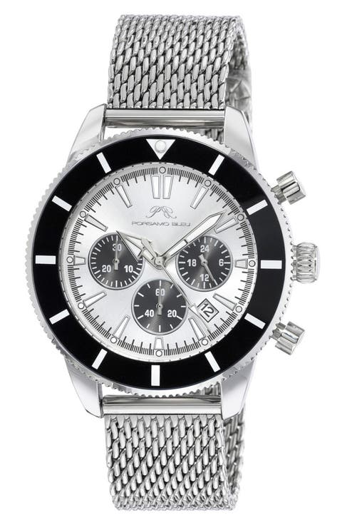 Brandon Mesh Strap Chronograph, 44mm