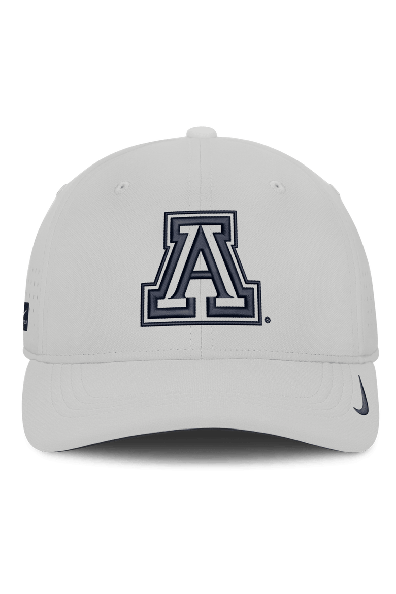 Men's Nike  Gray Arizona Wildcats 2026 Sideline Practice AeroBill Swooshflex Dri-FIT Hat, Alternate, color, Gray
