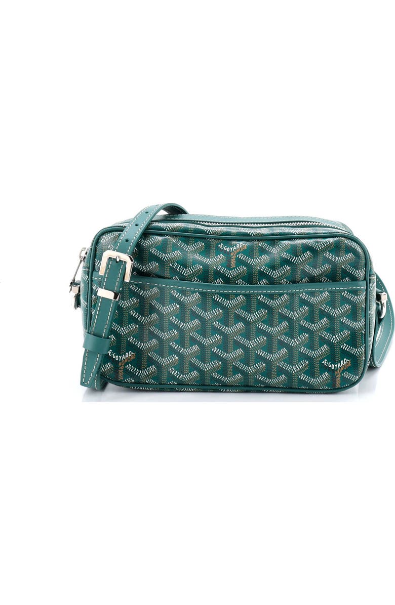 Pre-Owned Goyard Cap Vert Bag Coated Canvas, Main, color, Green