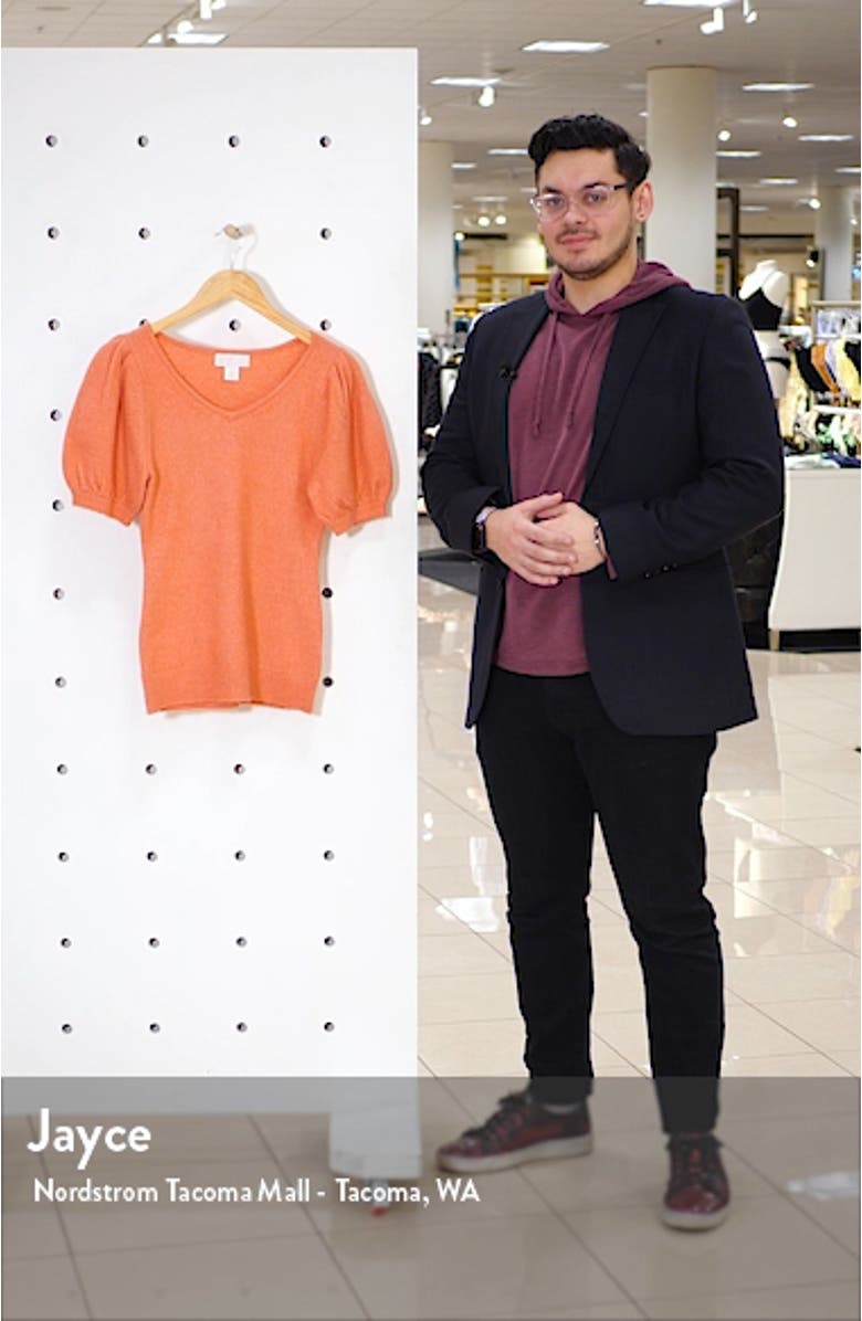 Puff Sleeve Sweater, sales video thumbnail