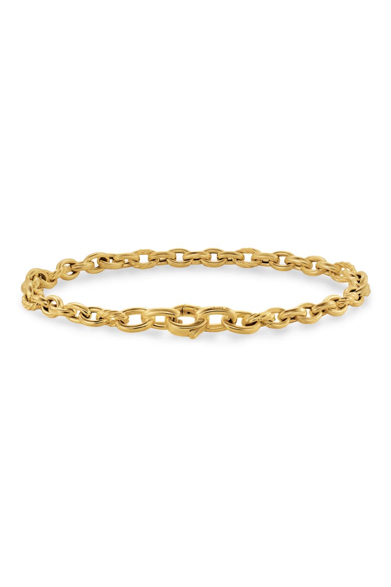 DY Mercer® Petite Chain Bracelet in 18K Yellow Gold, 4.5mm, Alternate, color, 18K GOLD