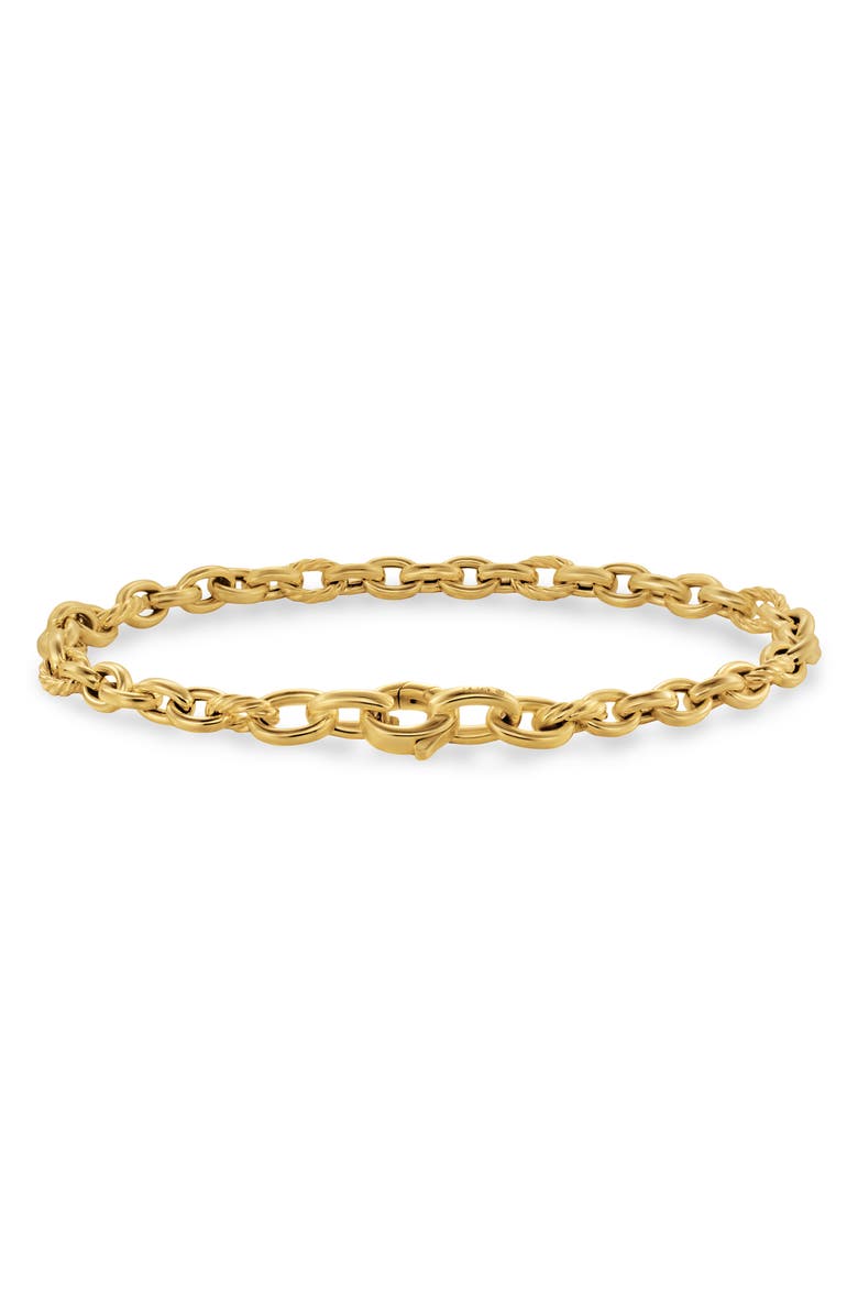 David Yurman DY Mercer<sup>®</sup> Petite Chain Bracelet in 18K Yellow Gold, 4.5mm, Alternate, color, 18K Gold