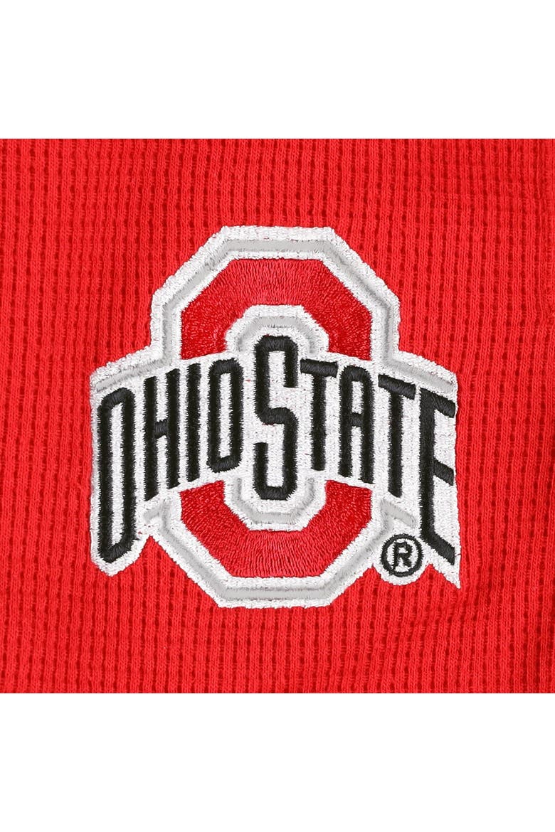 Women's Hype and Vice Scarlet Ohio State Buckeyes Pocket Hit Grand Slam Waffle Shorts, Alternate, color, Scarlet
