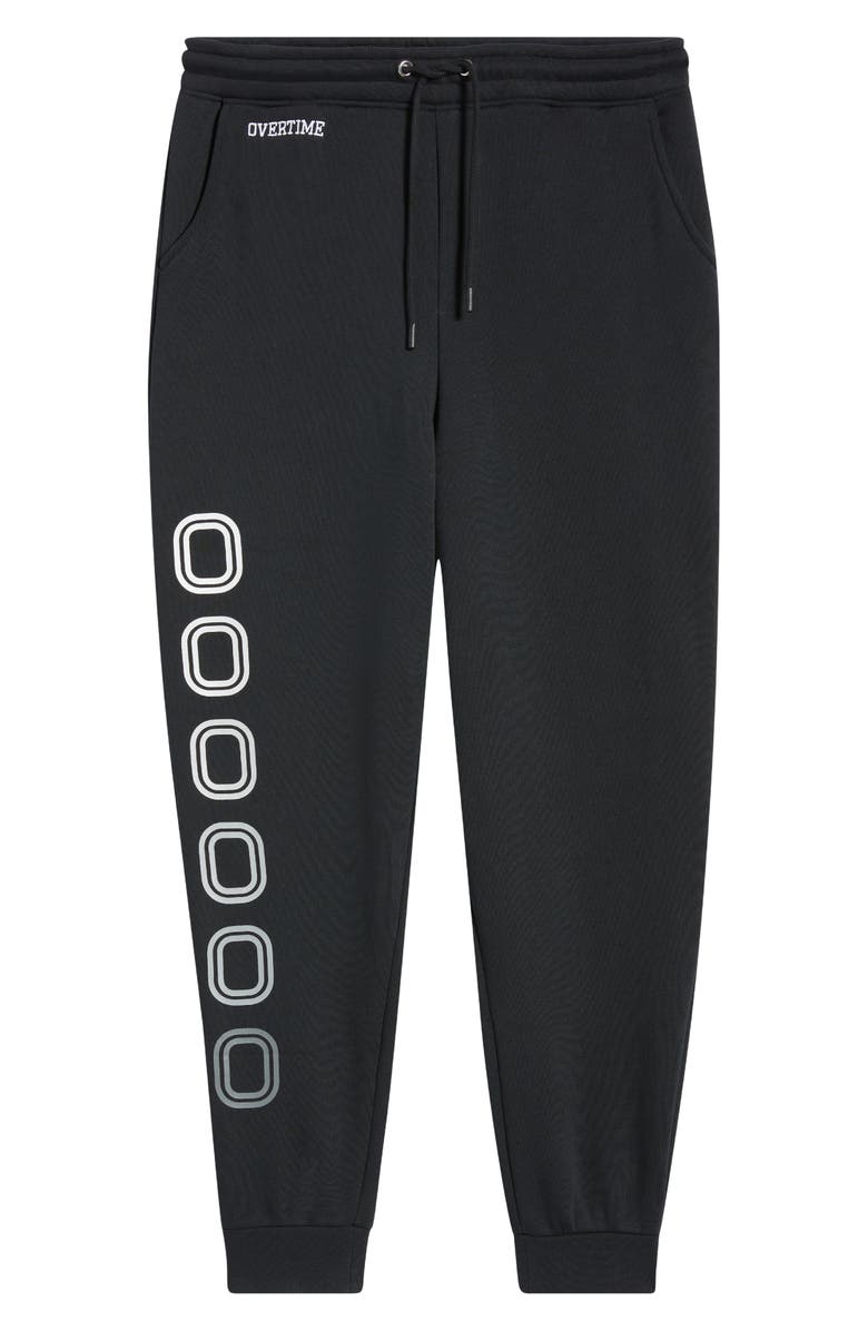 OVERTIME Classic Logo Drawstring Joggers, Alternate, color, Black