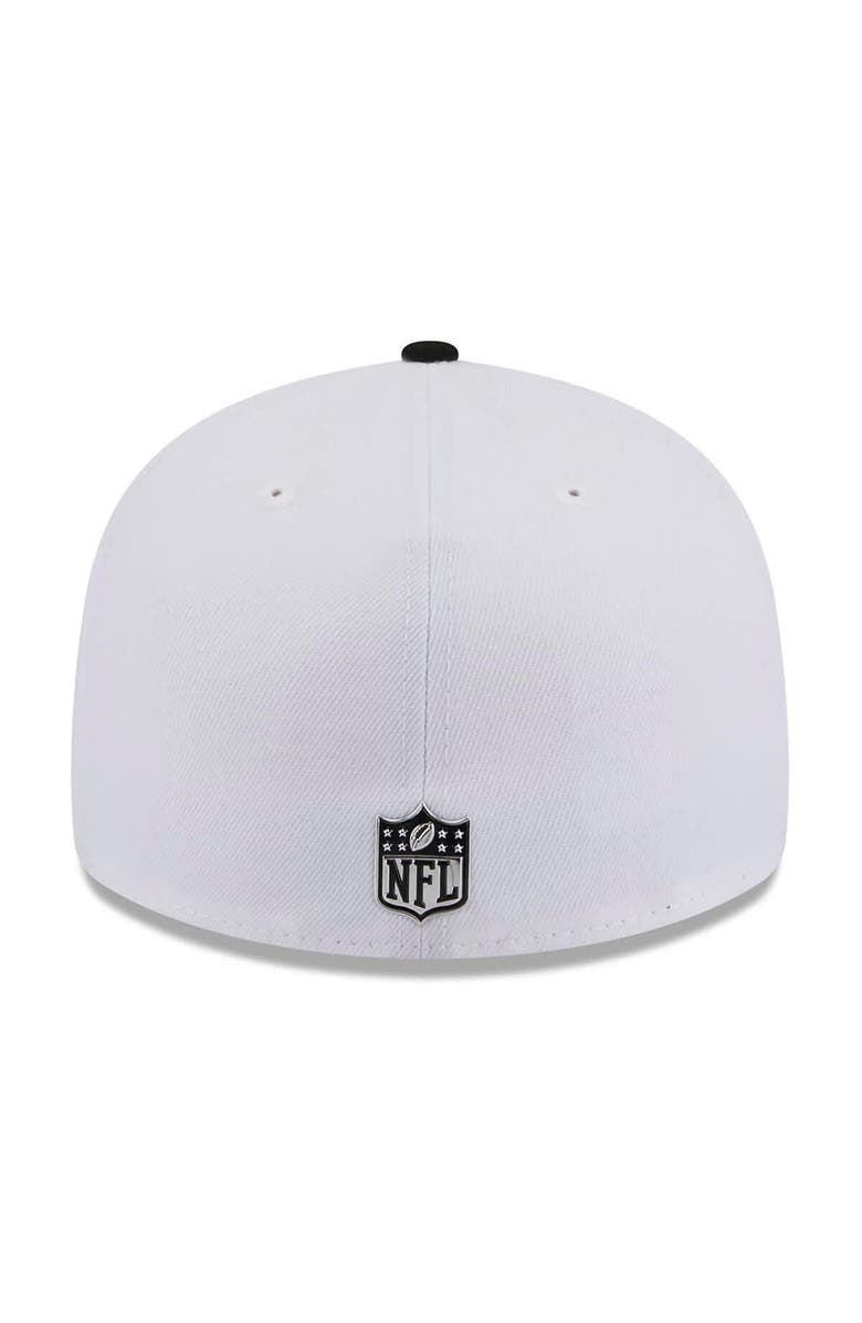 New Era Men's New Era  White/Black Baltimore Ravens 2026 NFL Draft Pre-Curved 59FIFTY Fitted Hat, Alternate, color, White