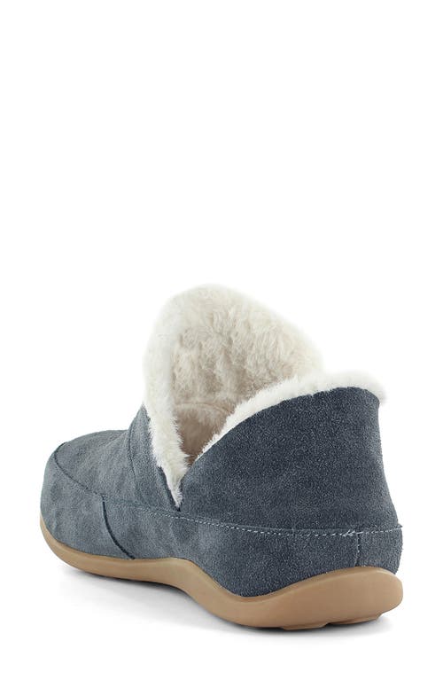 Strive Geneva Faux Fur Slipper In Gray