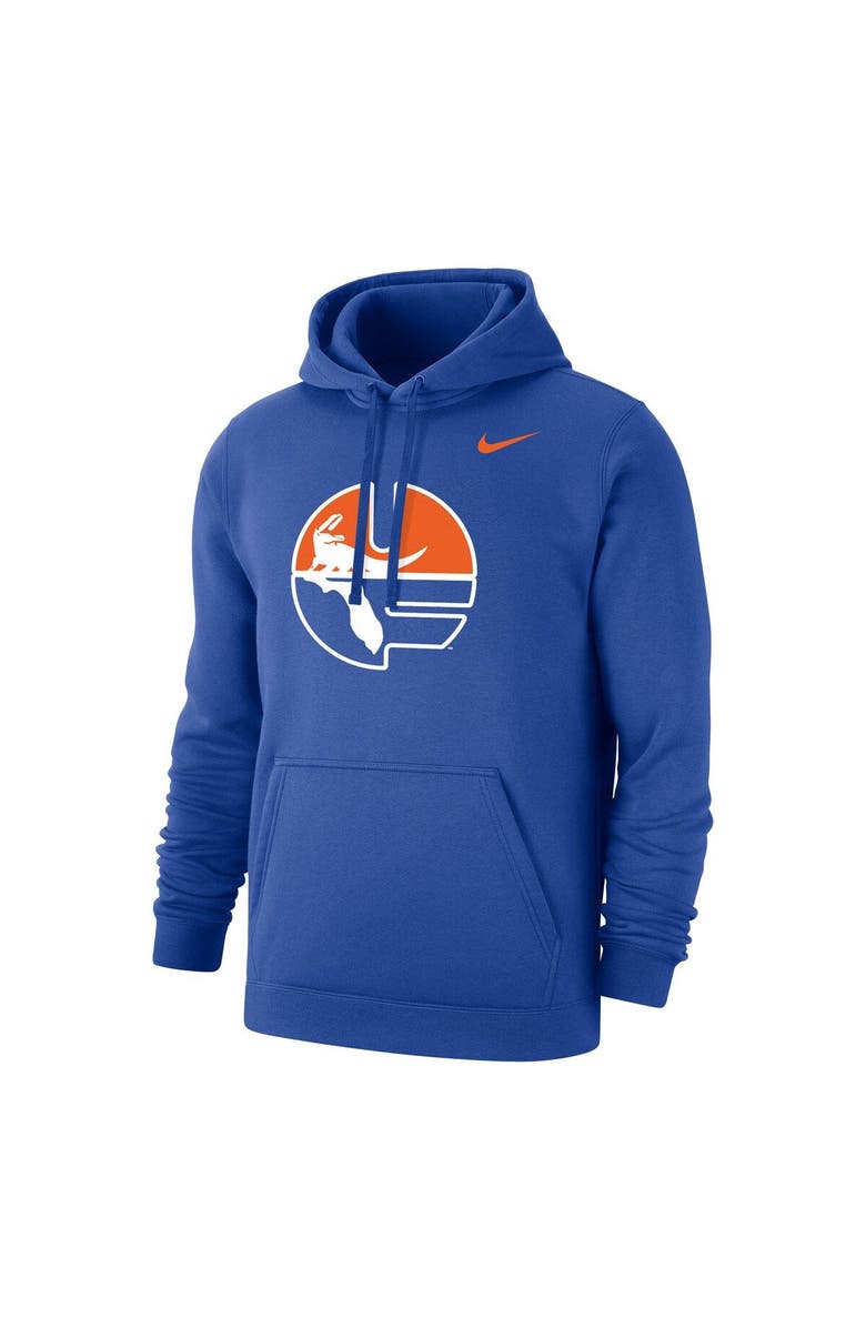 Nike Men's Nike Royal Florida Gators Vintage Logo Pullover Hoodie, Alternate, color, 