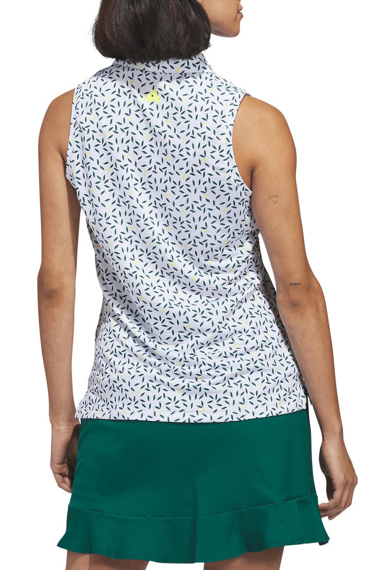 Ultimate All Over Print Sleeveless Polo, Alternate, color, CGREEN