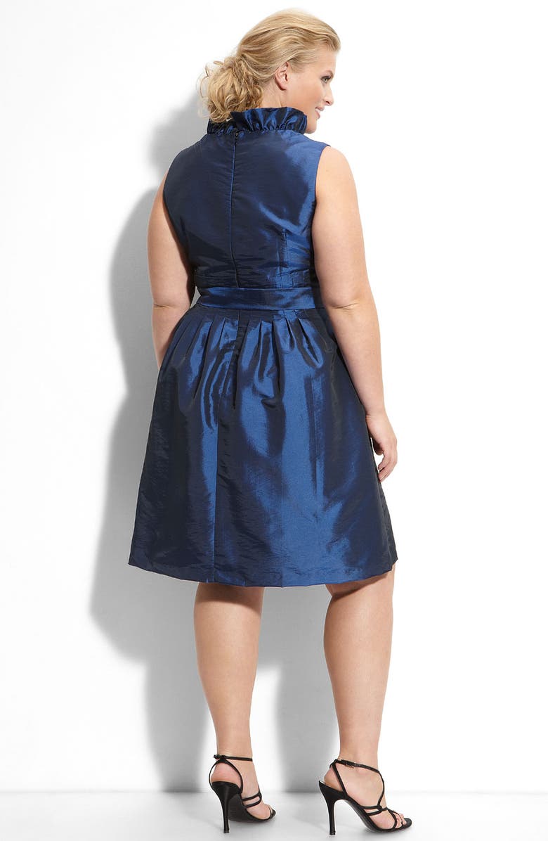 Maggy London London Times by Maggy London Ruffle Neck Dress, Alternate, color,