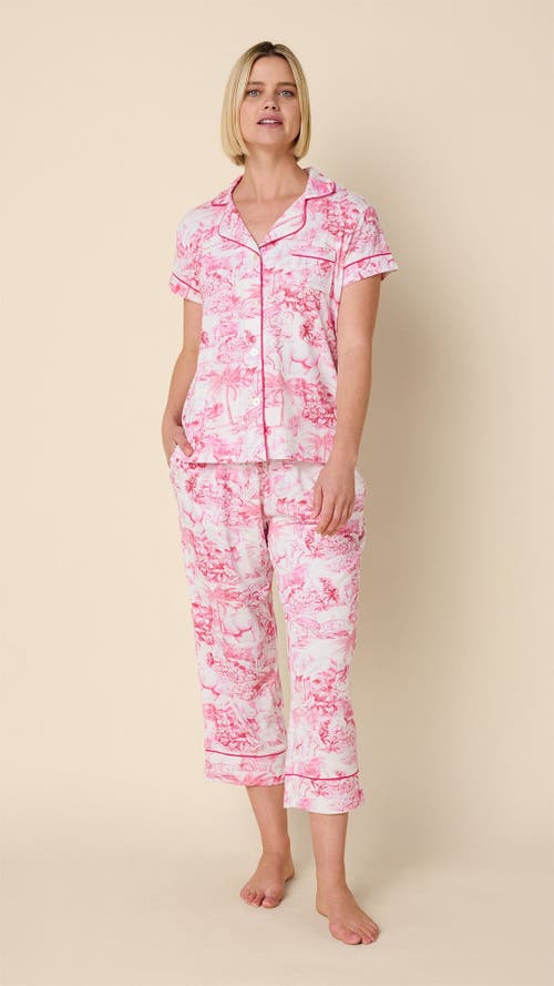 The Cat's Pajamas Pima Knit Capri Pajama Set