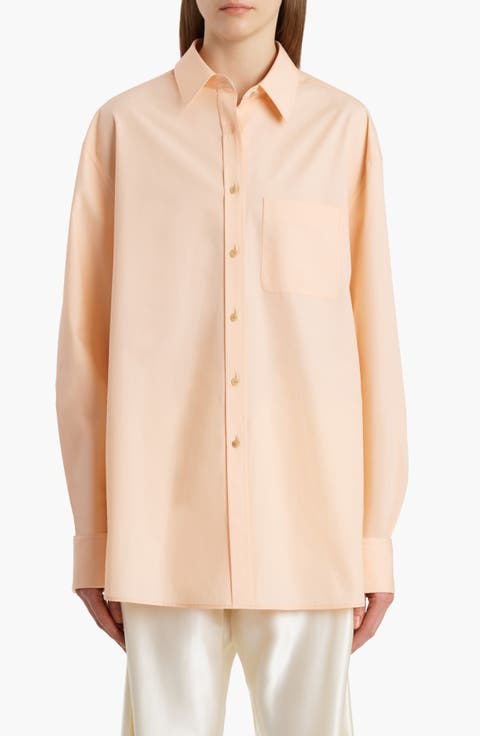 Newton Organic Cotton Poplin Button-Up Shirt