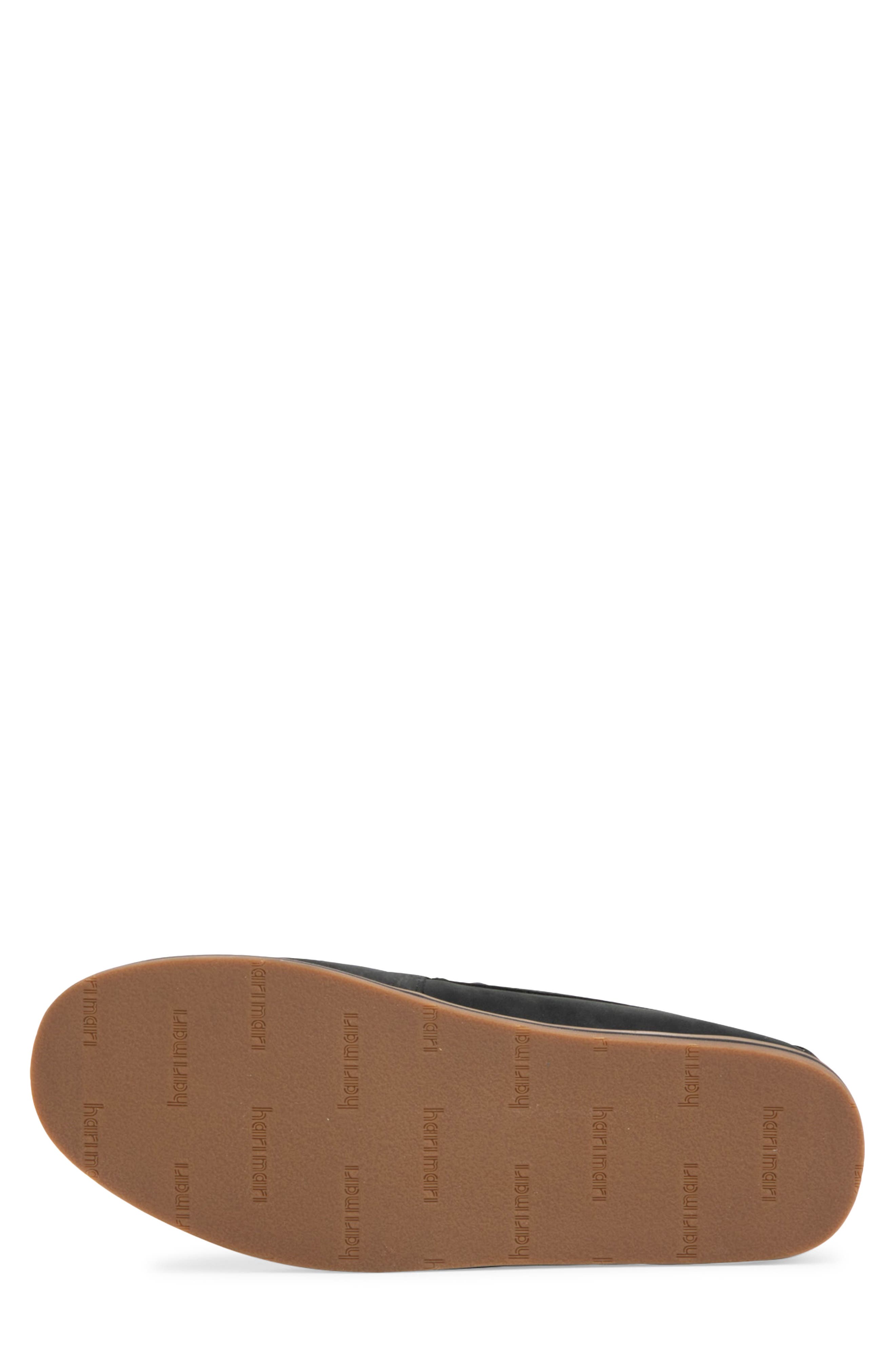 hari mari Hacienda LX Genuine Shearling Lined Slipper, Alternate, color, Raven