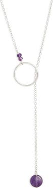 Nashelle Gwyneth Semiprecious Toggle Necklace