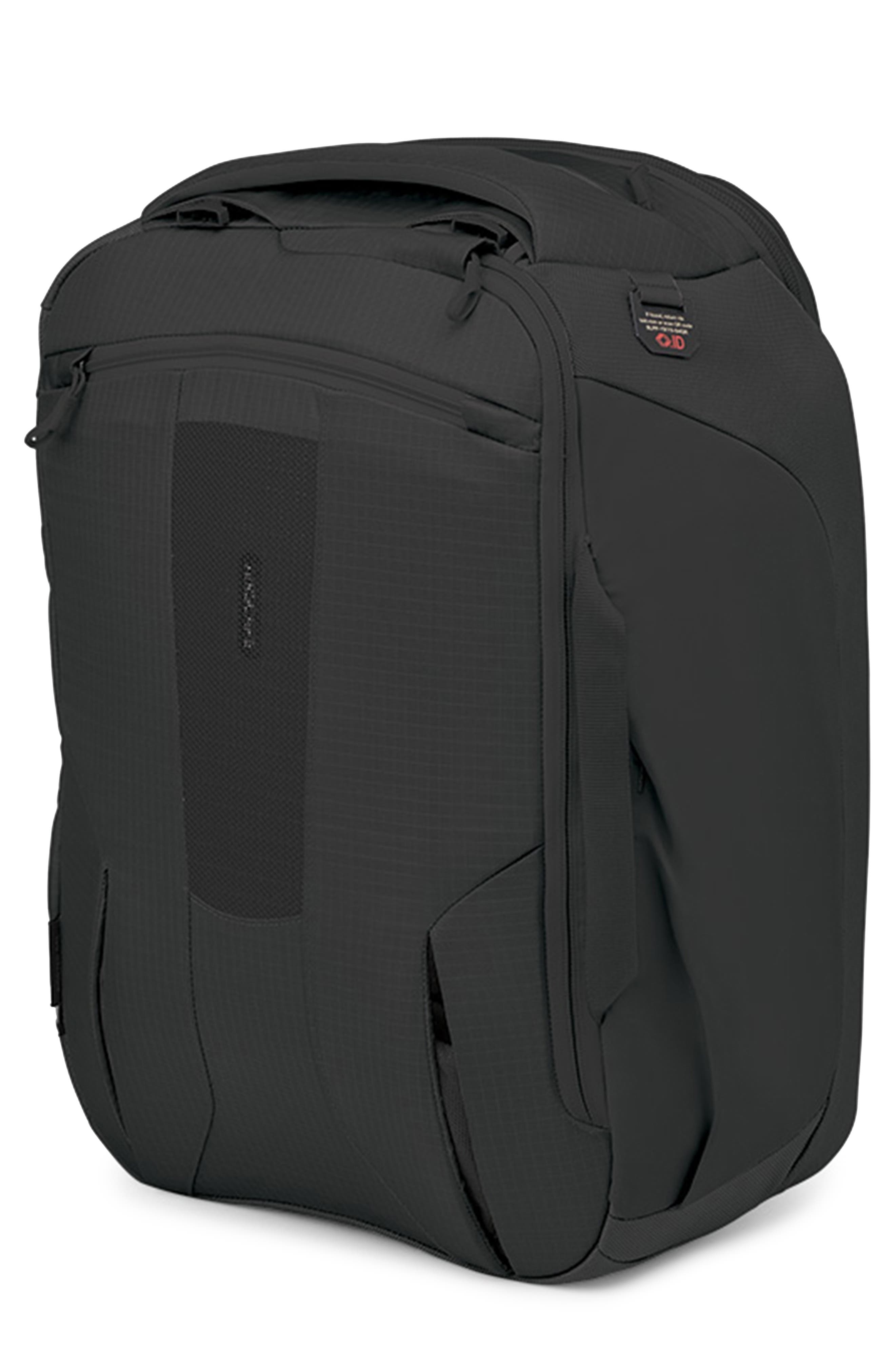 Osprey Sojourn Porter 46-Liter Recycled Nylon Travel Backpack, Alternate, color, Black