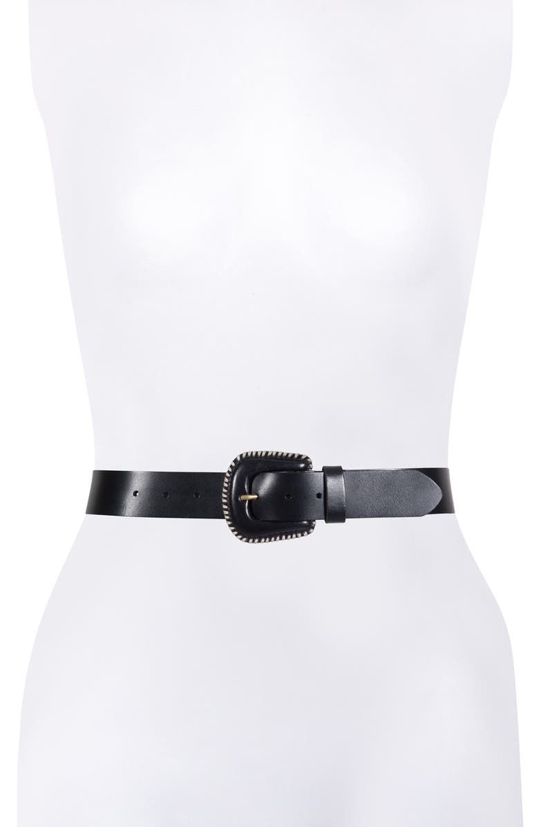 Frye Leather Belt, Alternate, color,