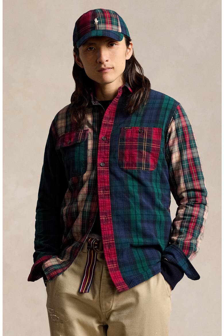 Plaid Classic Fit Brushed Oxford Button-Down Shirt, Alternate, color, FUN SHIRT