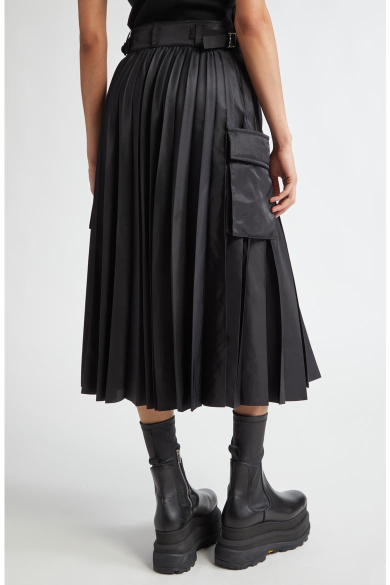 スカート Sacai Pleats Docking Skirt Pleated Cargo Midi Skirt (Women) | Nordstrom