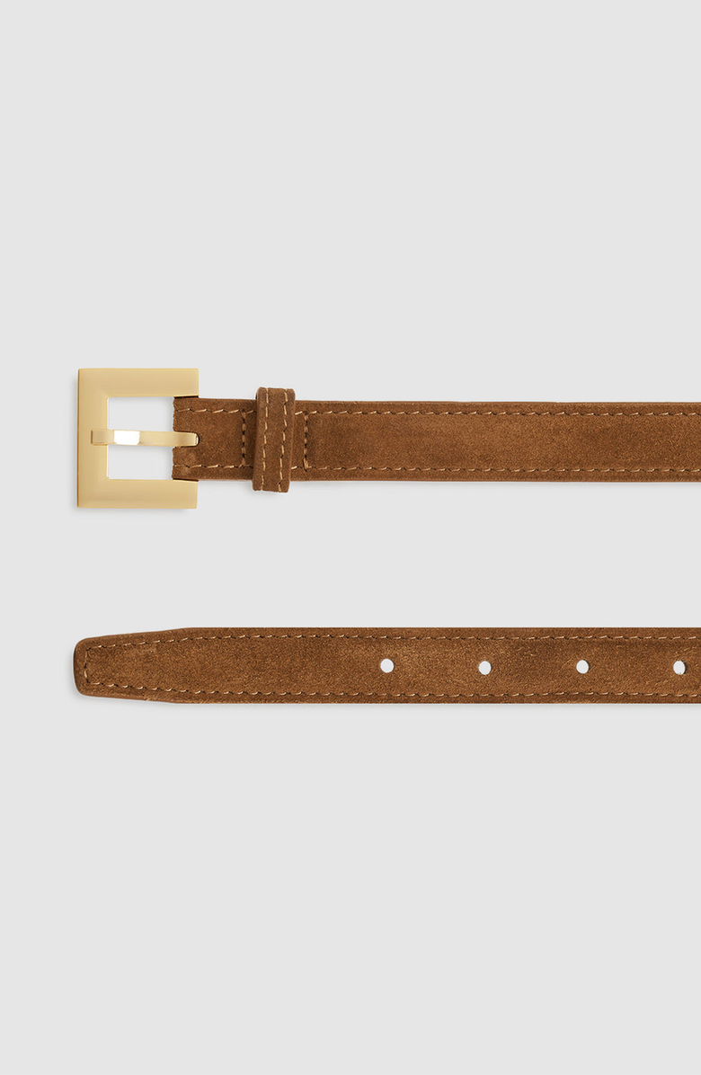 ANINE BING Nicola Belt, Alternate, color, Tobacco