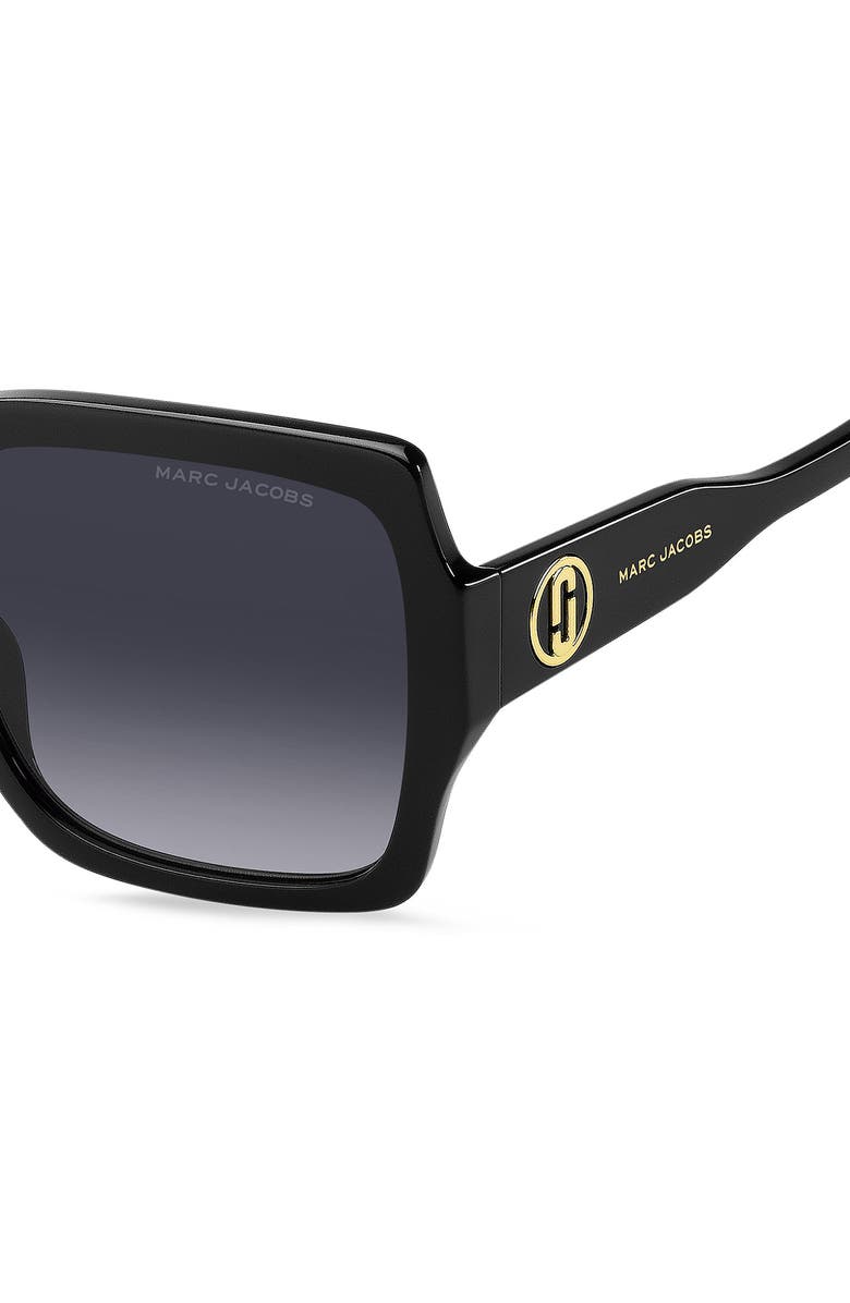 Marc Jacobs 55mm Gradient Square Sunglasses, Alternate, color,