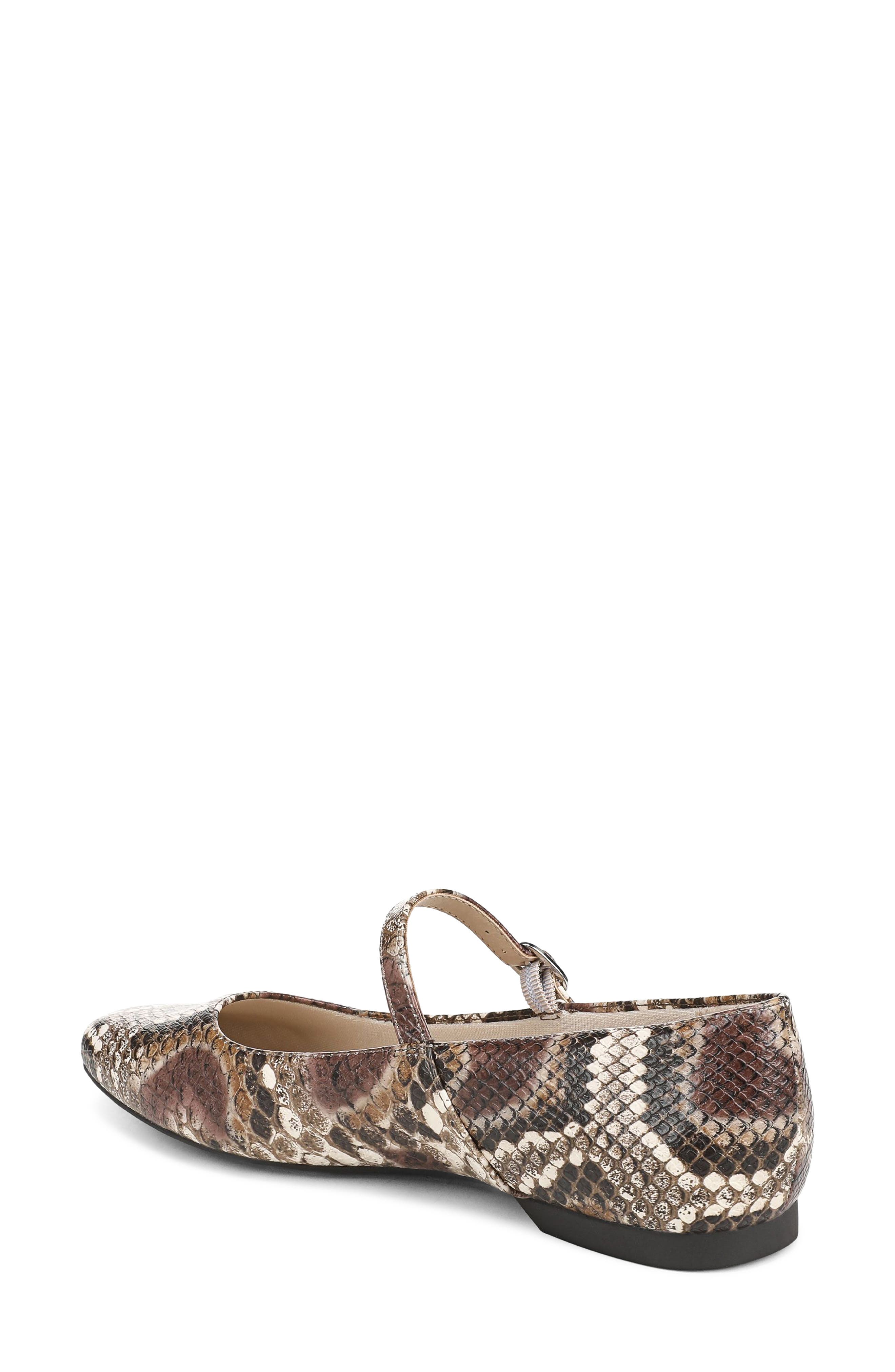 Beloved Faux Leather Mary Jane Flat, Alternate, color, BROWN MULTI