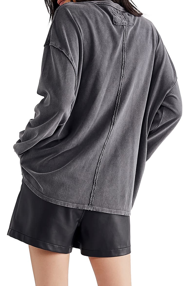 Fade Into You Knit Top, Alternate, color, METAL STILETTO