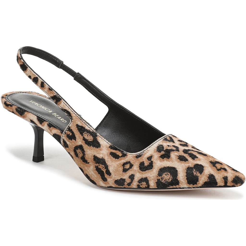 Veronica Beard Cashel Slingback Pointed Toe Pump In Brown