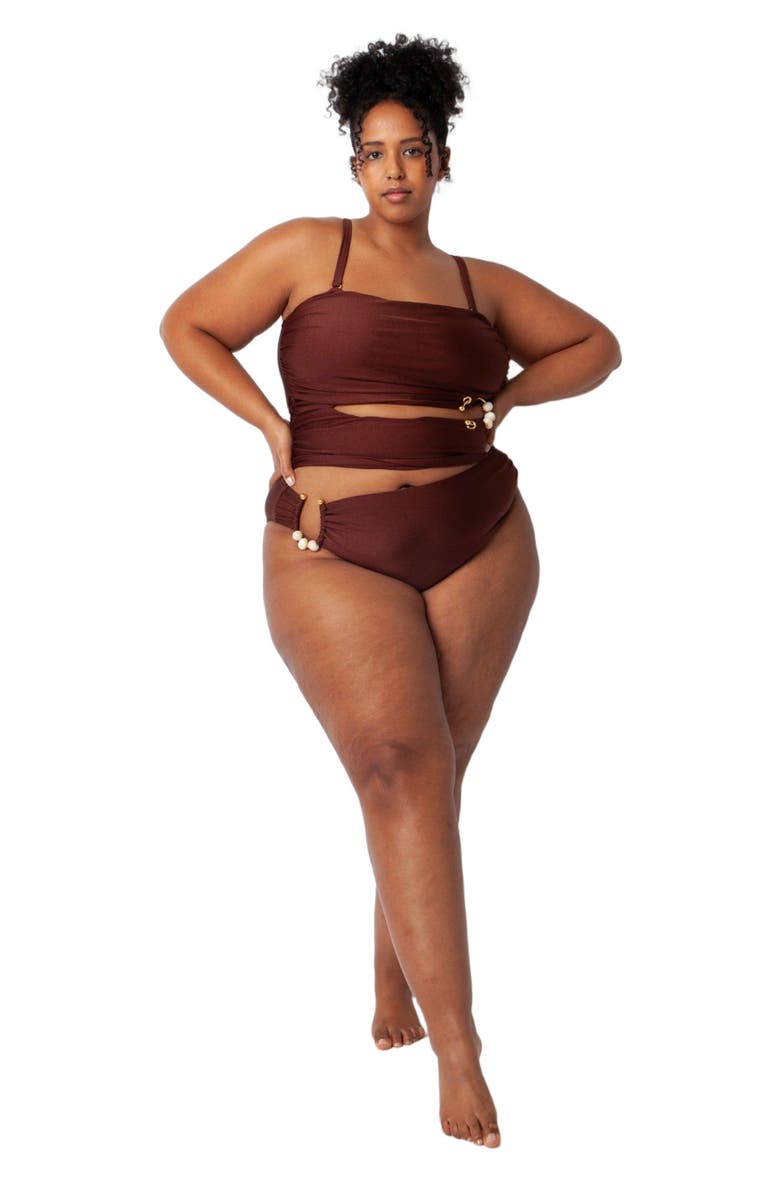 Villa Fresca Amara Bikini Swim Bottoms, Alternate, color, 