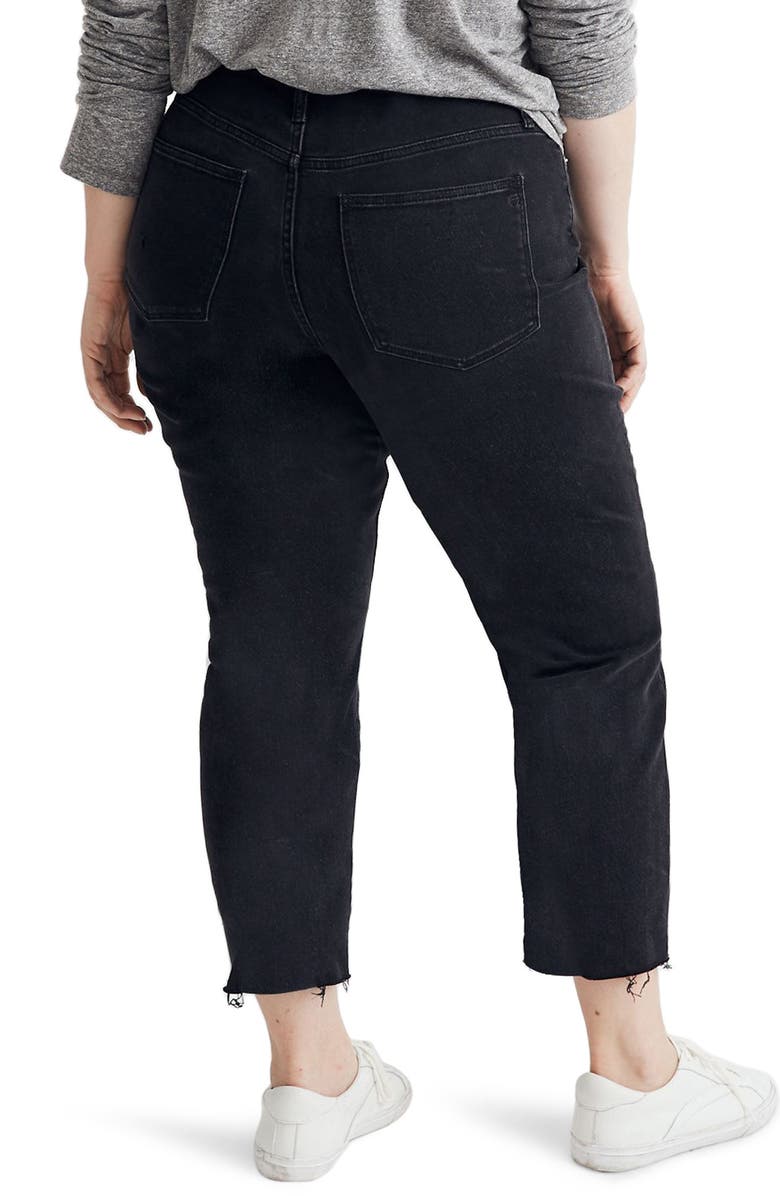 Madewell High Waist Slim Crop Boyfriend Jeans, Alternate, color, 