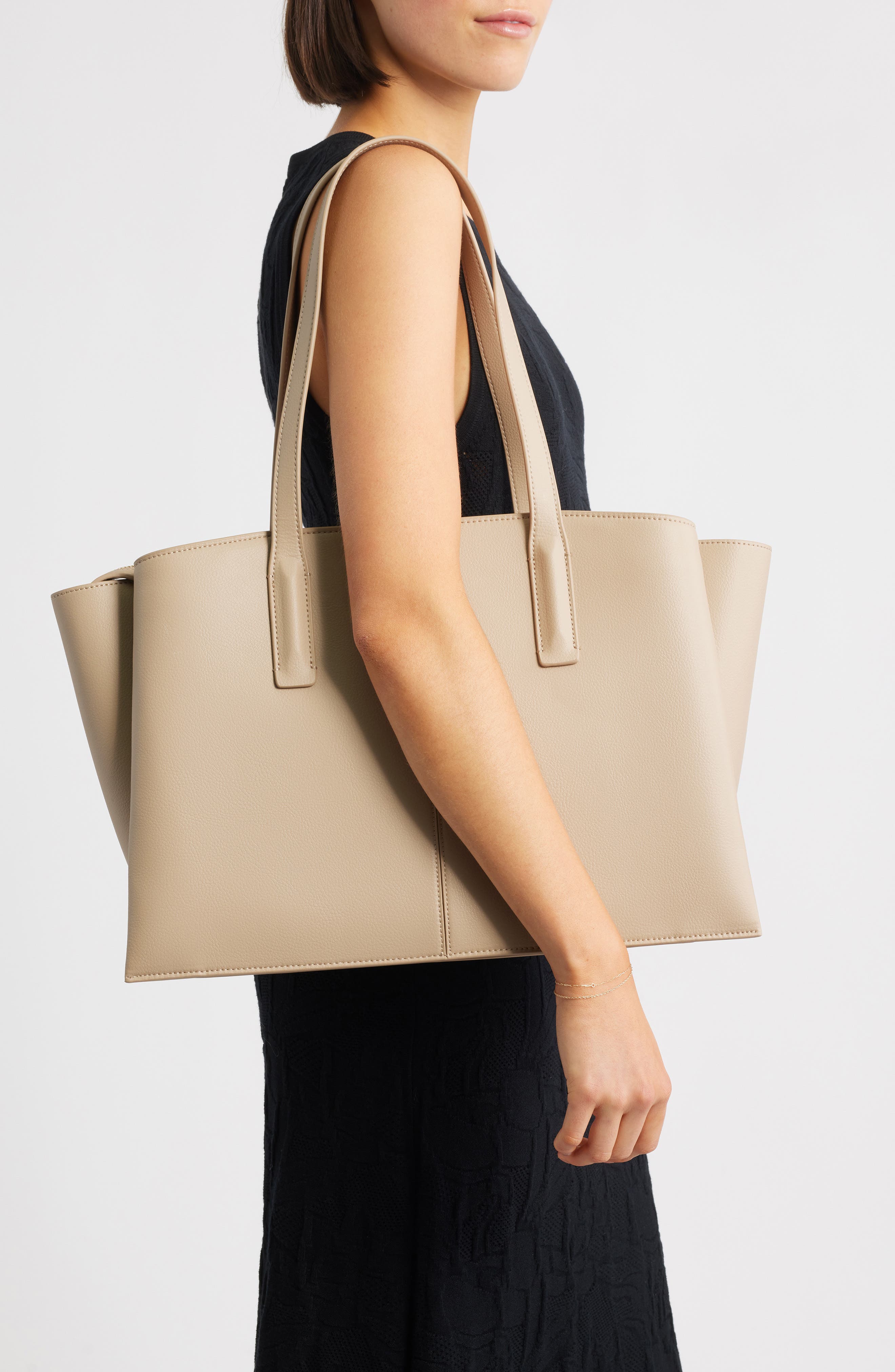 Freja New York Paloma Faux Leather Tote (Women) | Nordstrom