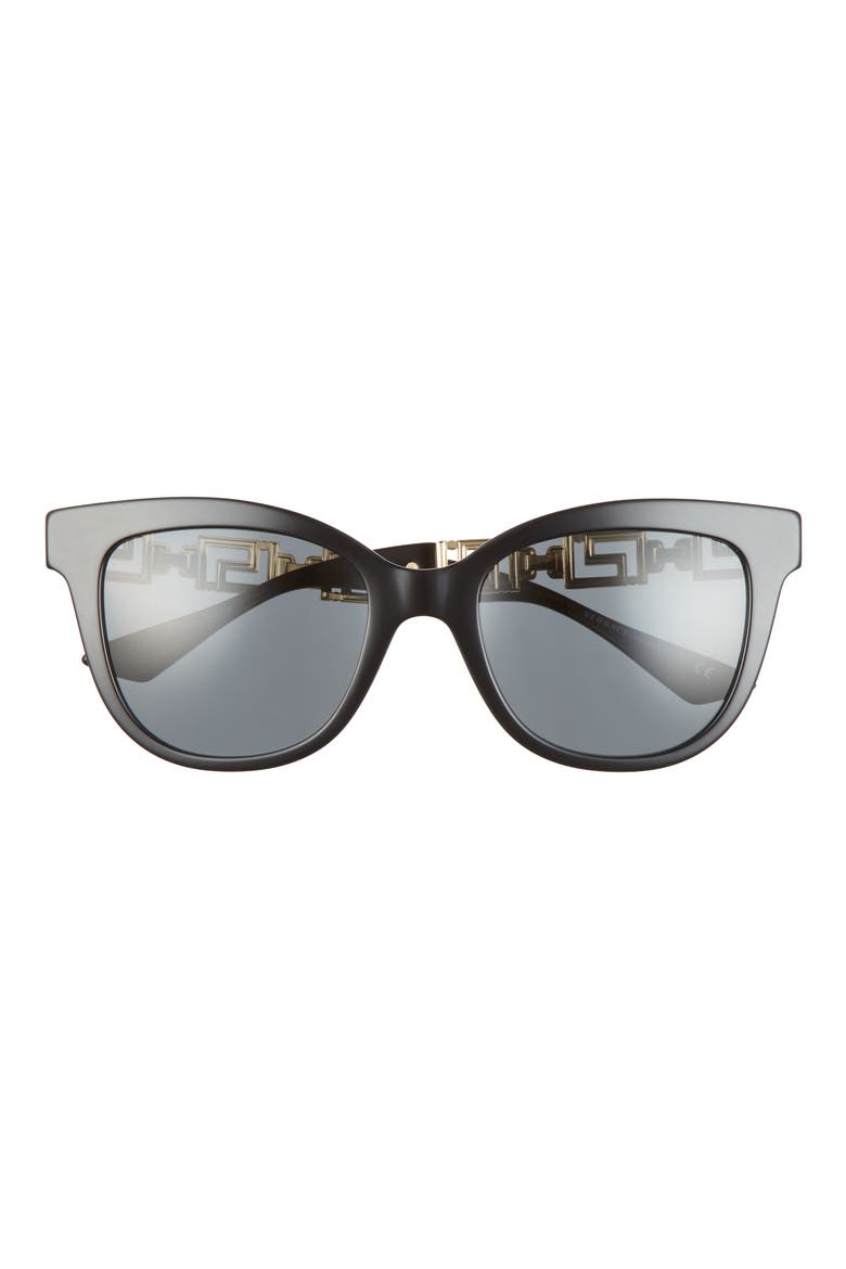 54mm Cat Eye Sunglasses, Main, color, BLACK/ DARK GREY