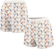 LUSSO Women's Lusso  White New York Mets Marge Shorts