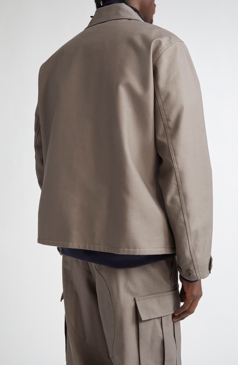 Sacai x WTAPS<sup>®</sup> Layered Chore Jacket, Alternate, color, Taupe