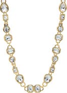 BY ADINA EDEN CZ Multi Shape Bezel Tennis Necklace