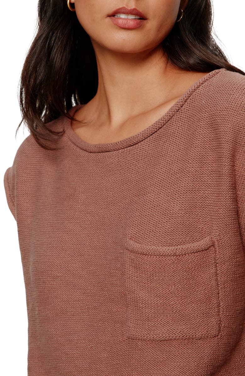 Sanctuary Easy Cotton T-Shirt, Alternate, color, Mud Bath Brown