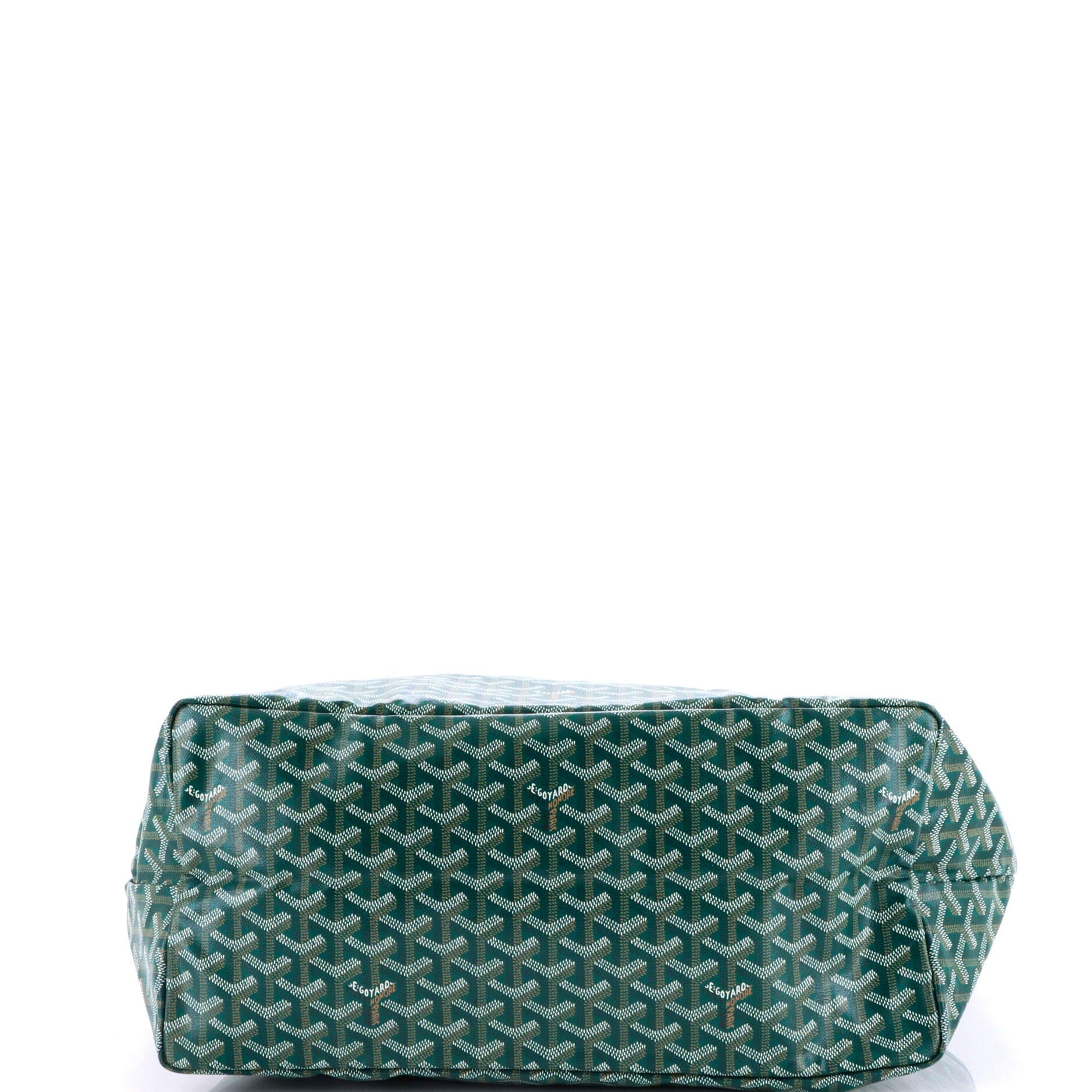 Pre-Owned Goyard Saint Louis Tote Coated Canvas GM, Alternate, color, Green