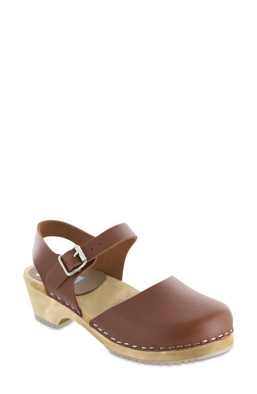 Mia Sofia Clog Sandal In Animal Print