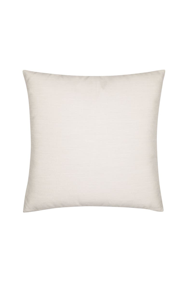 Micro Fringe Square Indoor & Outdoor Square Woven Accent Pillow with chenille accents, Alternate, color, Grigio