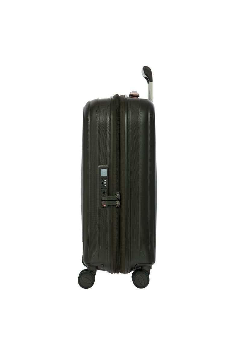 Taormina Hardside Expandable 21" Carry On Spinner Luggage, Alternate, color, Olive