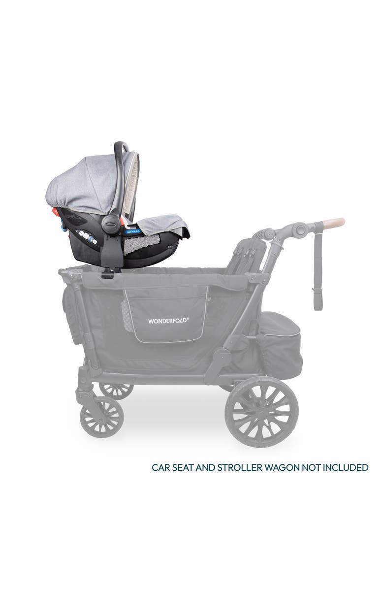 WonderFold L4 Car Seat Adapter, Alternate, color, Black