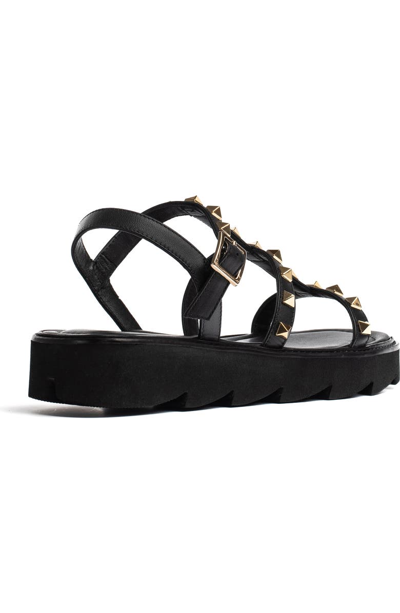 Jon Josef Alcon Studded Platform Sandal, Alternate, color,