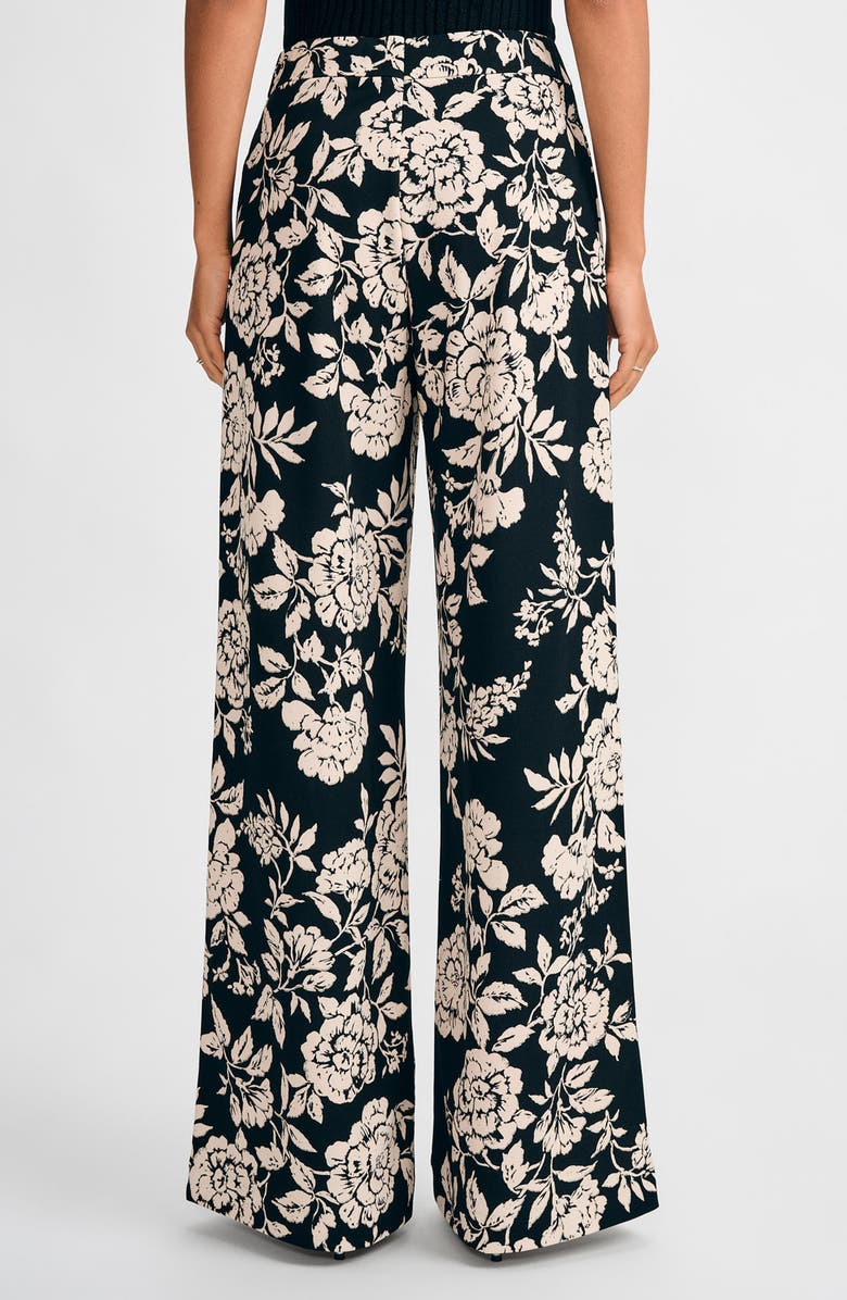 Isaac Mizrahi New York Floral Wide Leg Pants, Alternate, color, 