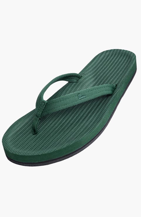 Responsibly-Made Tire Sole Easy Living Flip Flops (Female)