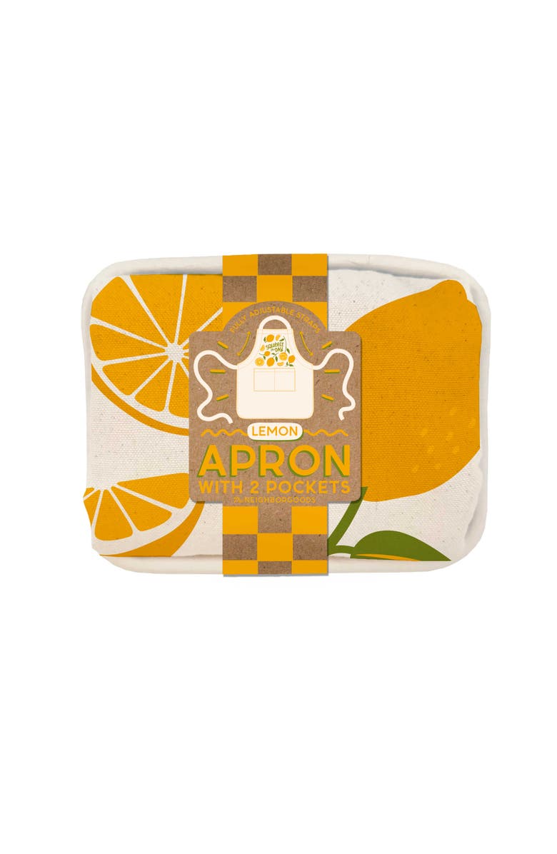 The Neighborgoods Lemon Apron, Alternate, color, Beige