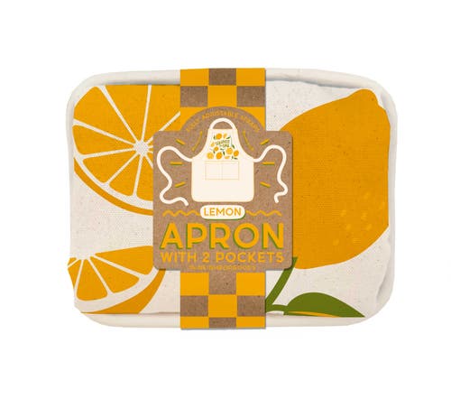 The Neighborgoods Lemon Apron In White