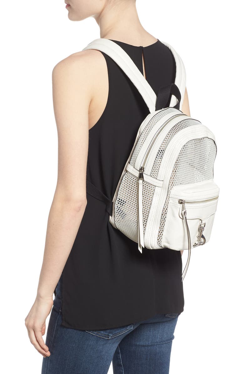 Rebecca Minkoff Small MAB Mesh Backpack, Alternate, color,
