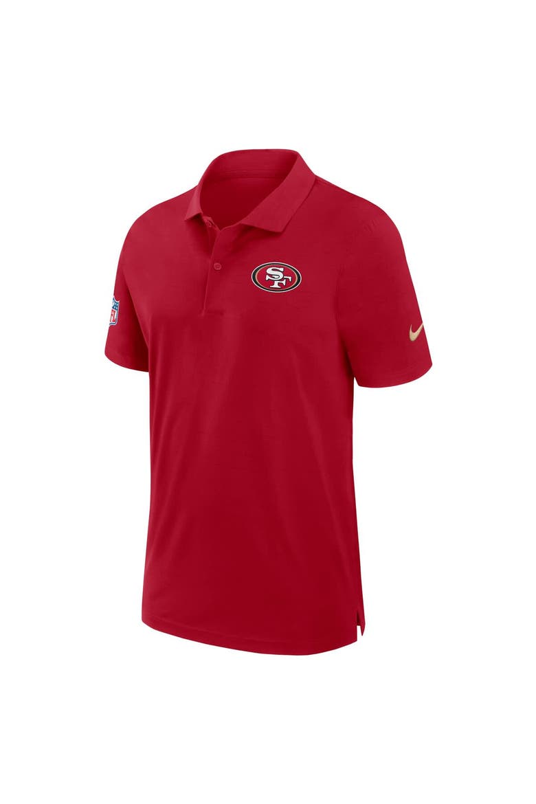 Men's Nike Scarlet San Francisco 49ers 2024 Sideline Performance Polo, Alternate, color, Scarlet