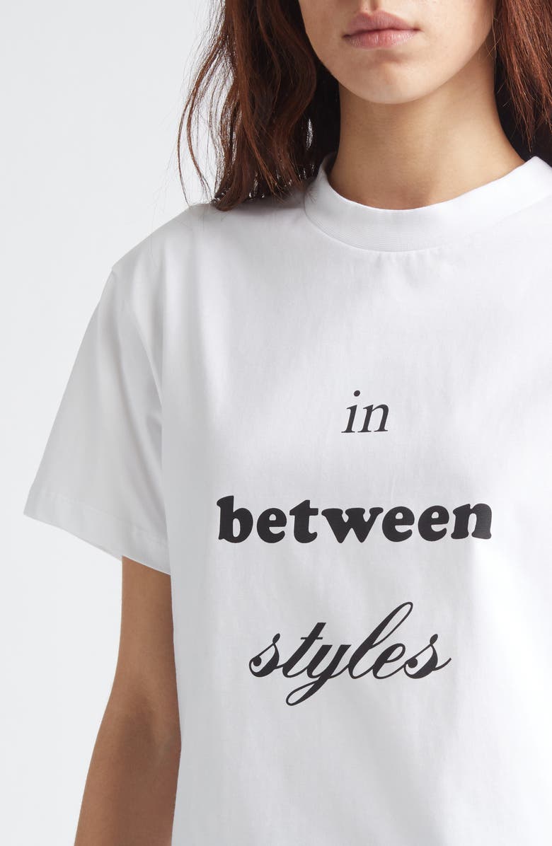 JULIE KEGELS In Between Styles Cotton Graphic T-Shirt, Alternate, color, White