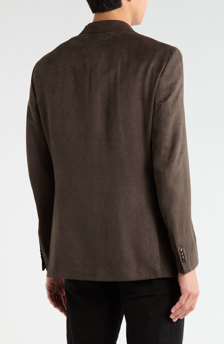 Michael Kors Notch Lapel Blazer, Alternate, color, Brown