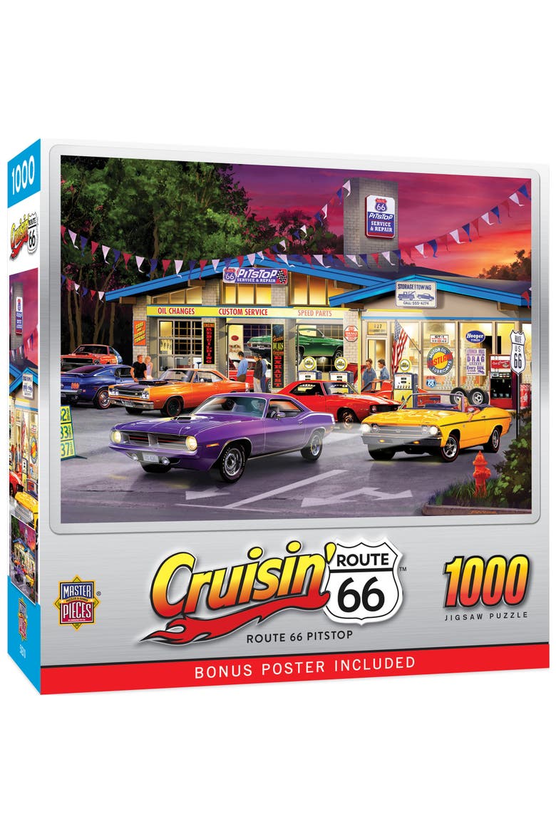 Pitstop 1000 Piece Jigsaw Puzzle, Main, color, Multicolor